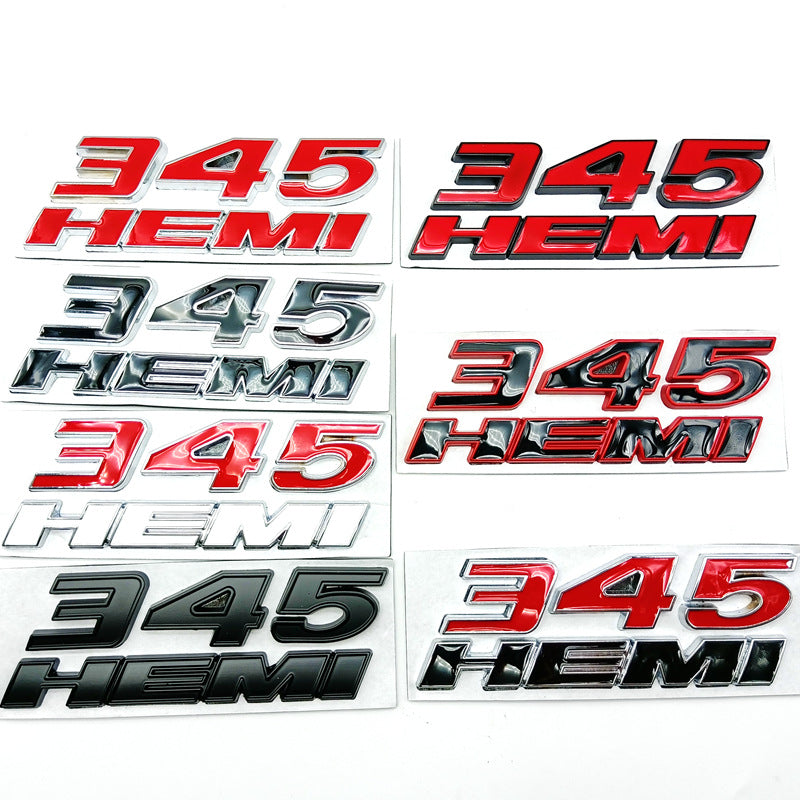 2Pcs 345 HEMI Badge Emblems