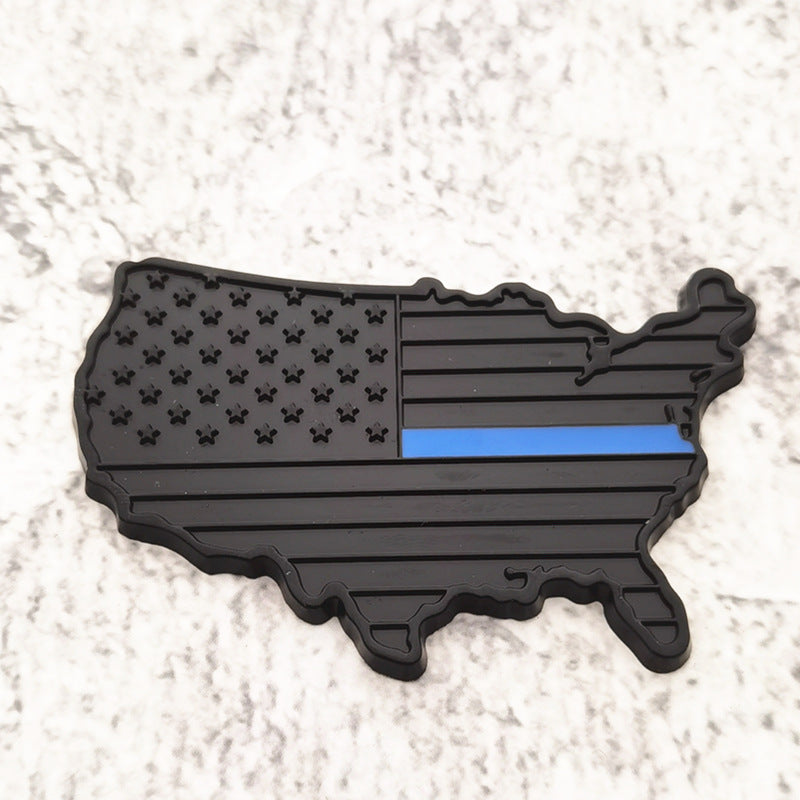 3D US American Map Decal | 2Pcs