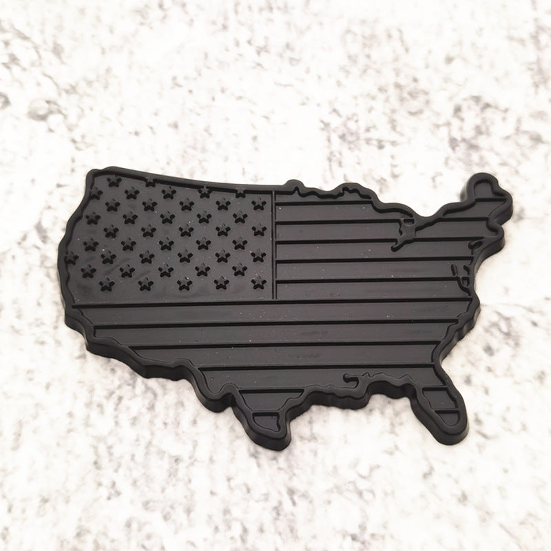 3D US American Map Decal | 2Pcs
