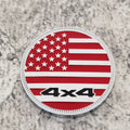 4x4 American Flag Rated Badge | 2Pcs