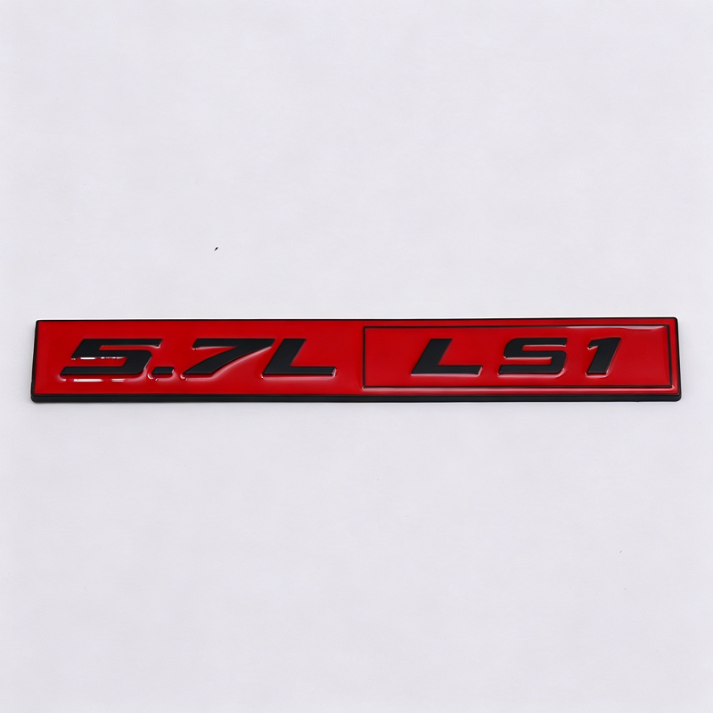 2Pcs Universal 5.7L LS1 Aluminum Emblem Badges