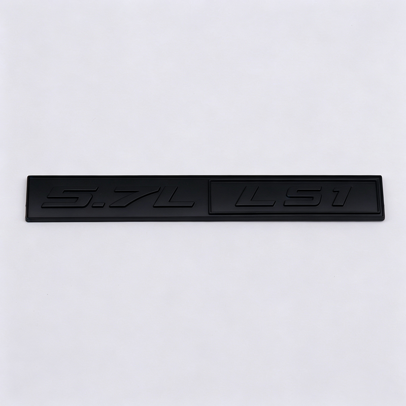 2Pcs Universal 5.7L LS1 Aluminum Emblem Badges