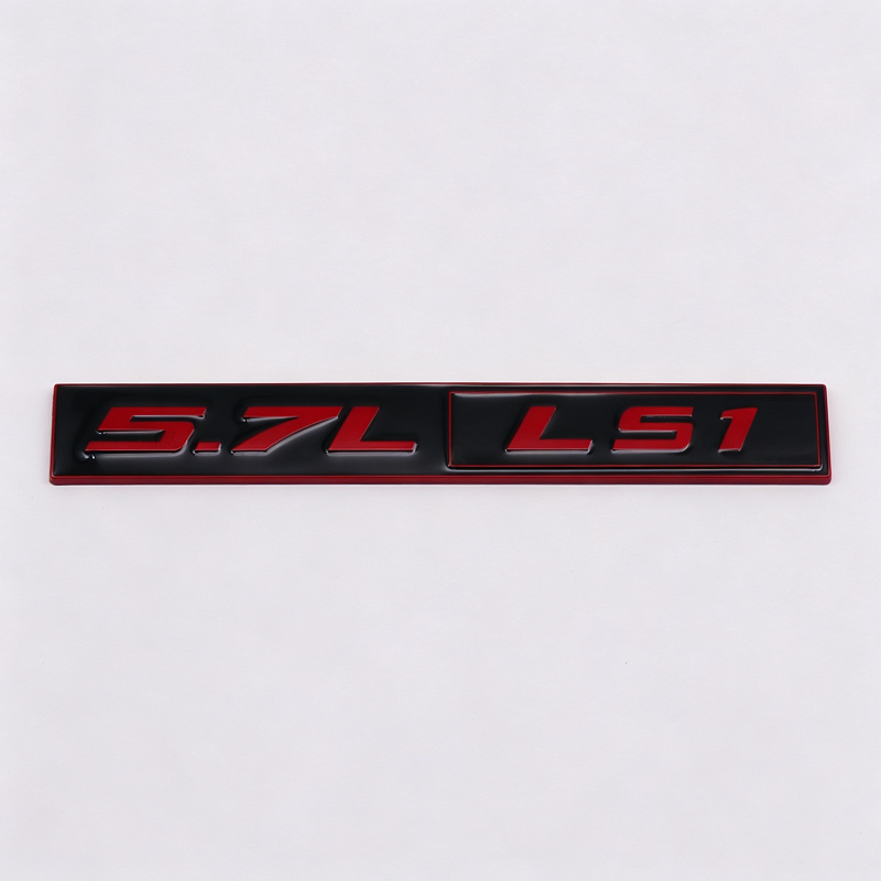 2Pcs Universal 5.7L LS1 Aluminum Emblem Badges