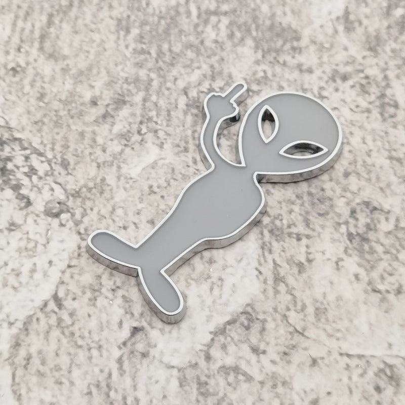 Alien 3D Metal Badge