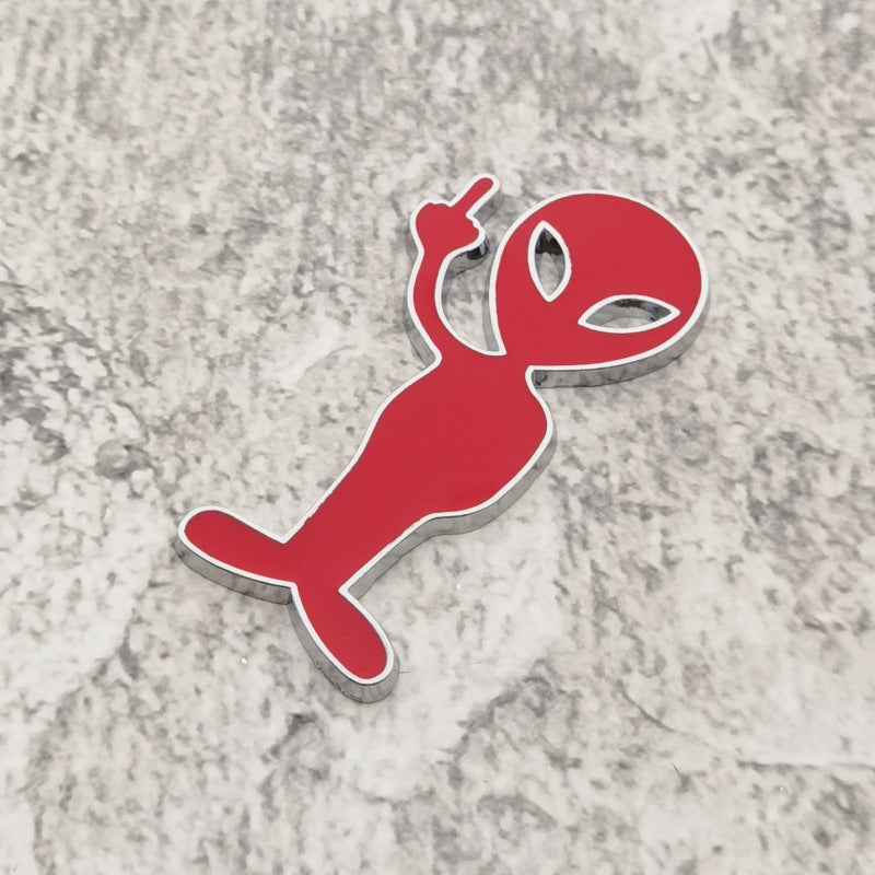 Alien 3D Metal Badge