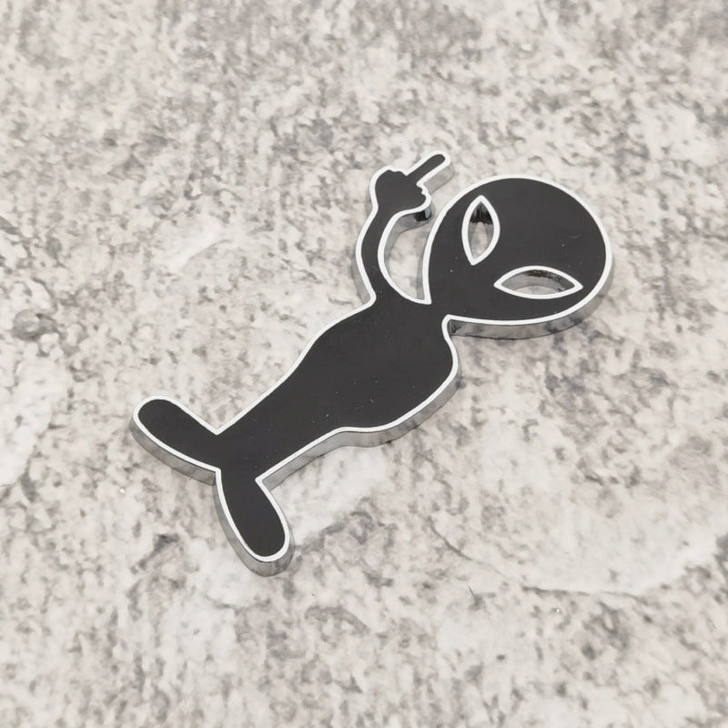 Alien 3D Metal Badge