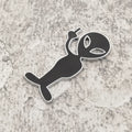 Alien 3D Metal Badge