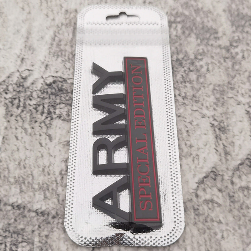 Army Special Edition 3D Metal Badge | 2Pcs