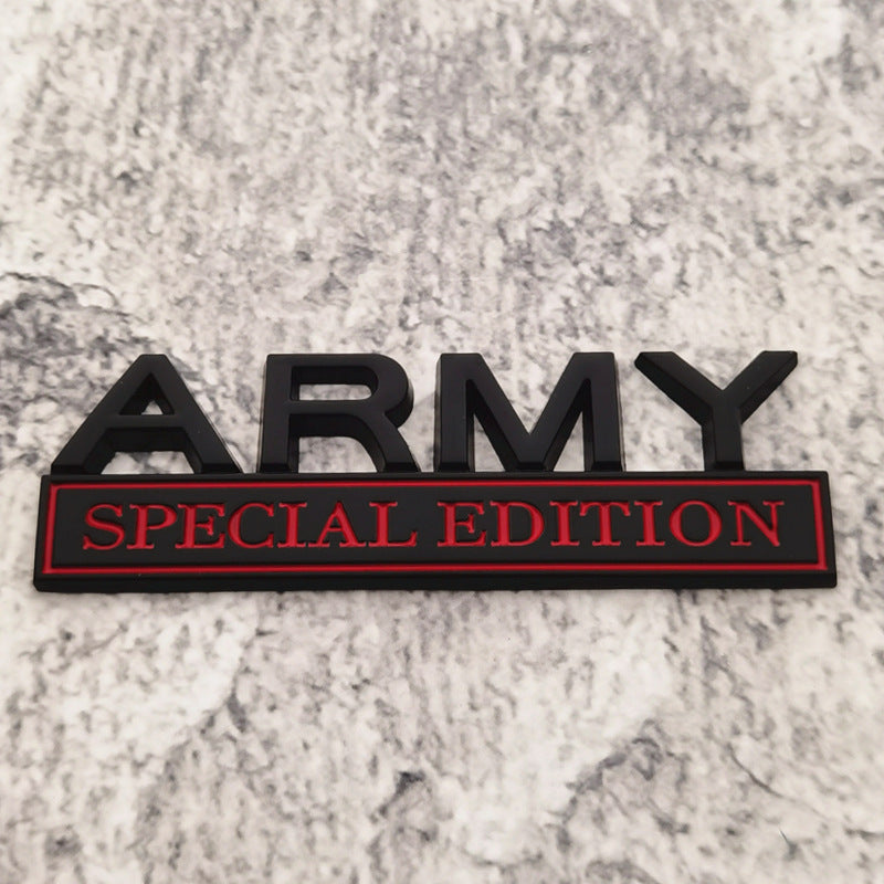 Army Special Edition 3D Metal Badge | 2Pcs