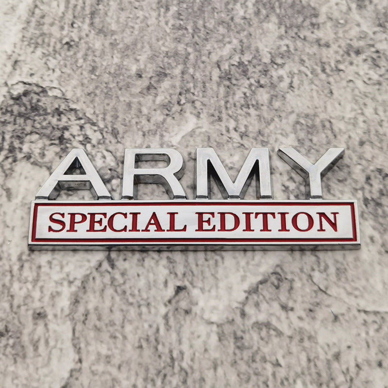 Army Special Edition 3D Metal Badge | 2Pcs