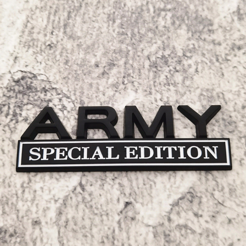 Army Special Edition 3D Metal Badge | 2Pcs