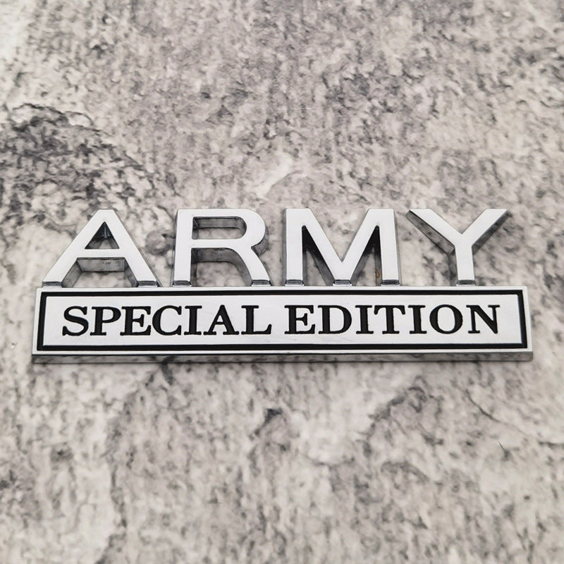 Army Special Edition 3D Metal Badge | 2Pcs