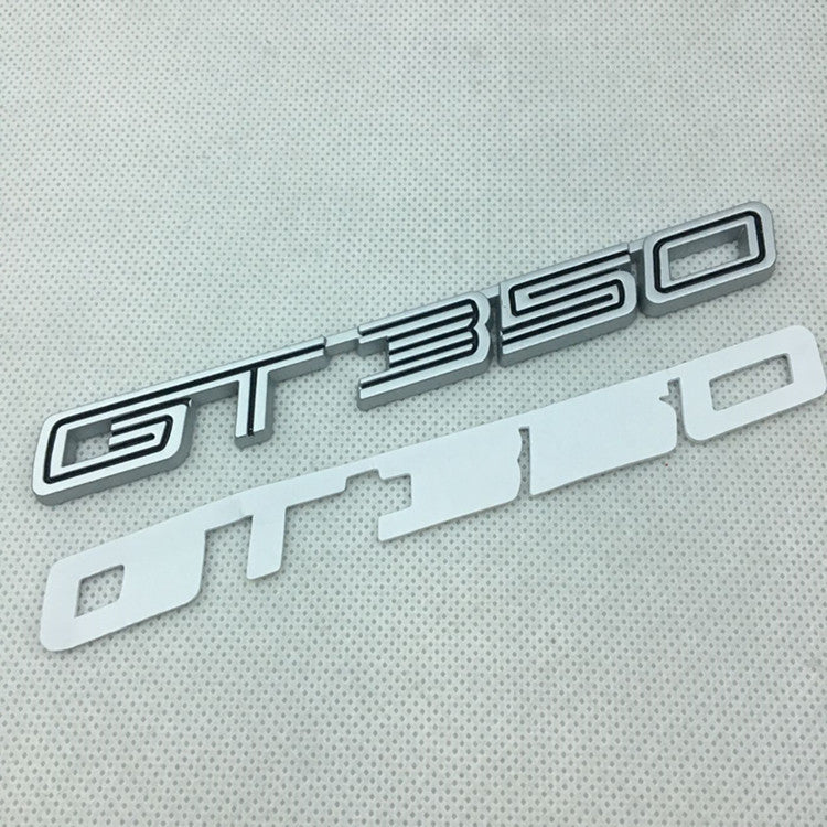 1Pc Premium 3D Metal GT350 Side Fender Rear Emblem