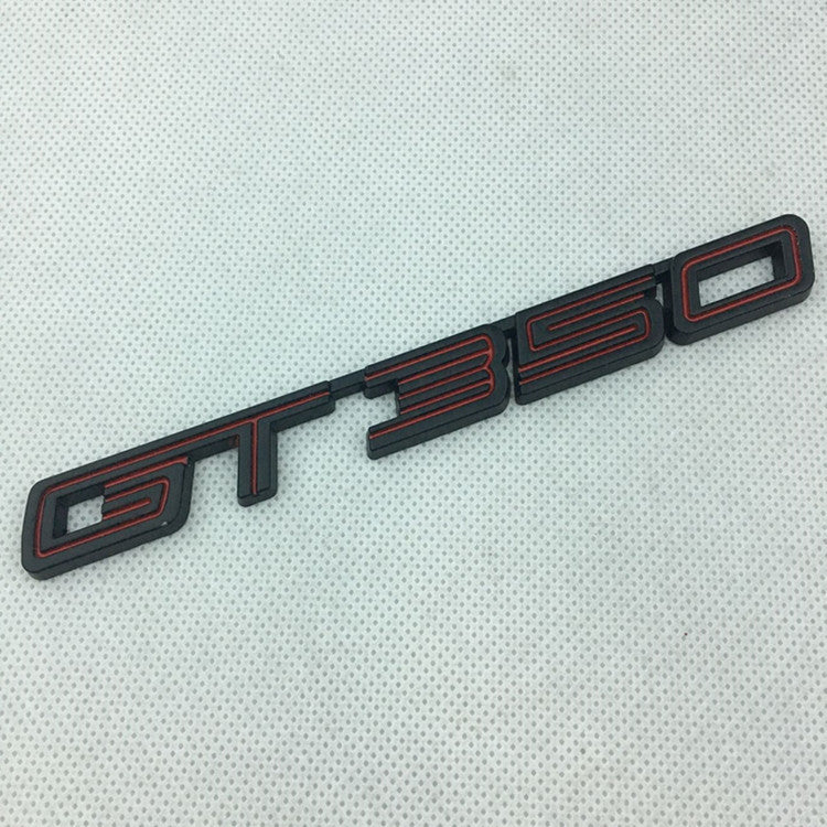 1Pc Premium 3D Metal GT350 Side Fender Rear Emblem