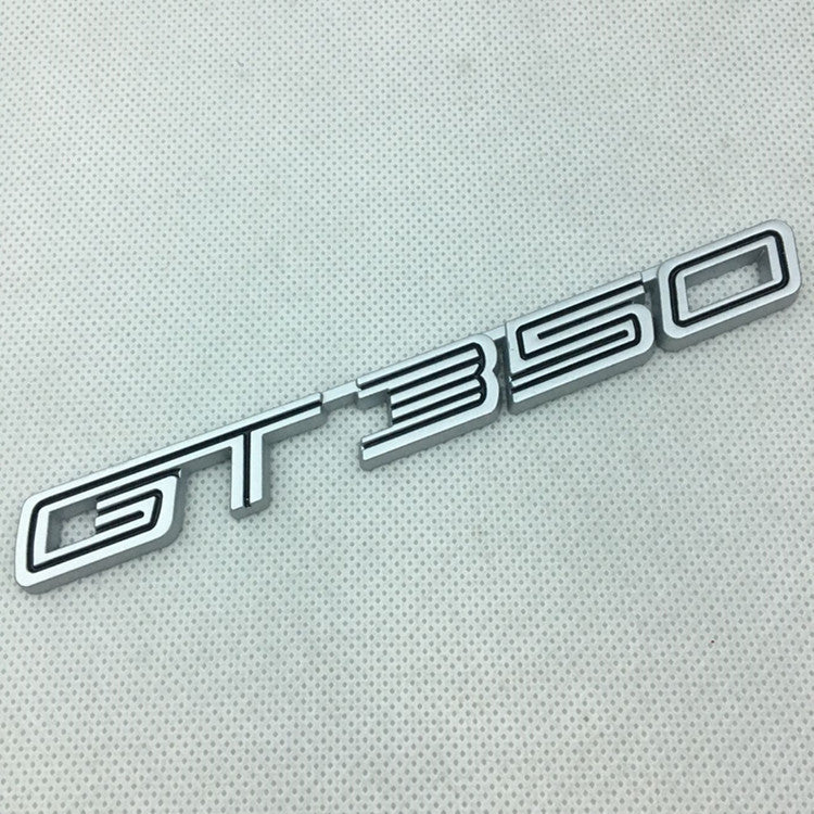 1Pc Premium 3D Metal GT350 Side Fender Rear Emblem