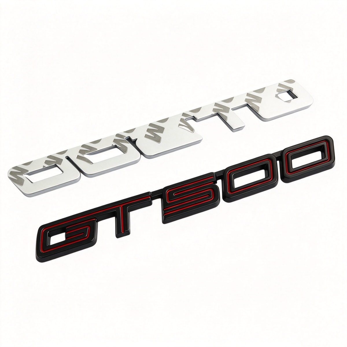 1Pc 3D Metal GT500 Side Fender Rear Trunk Emblem