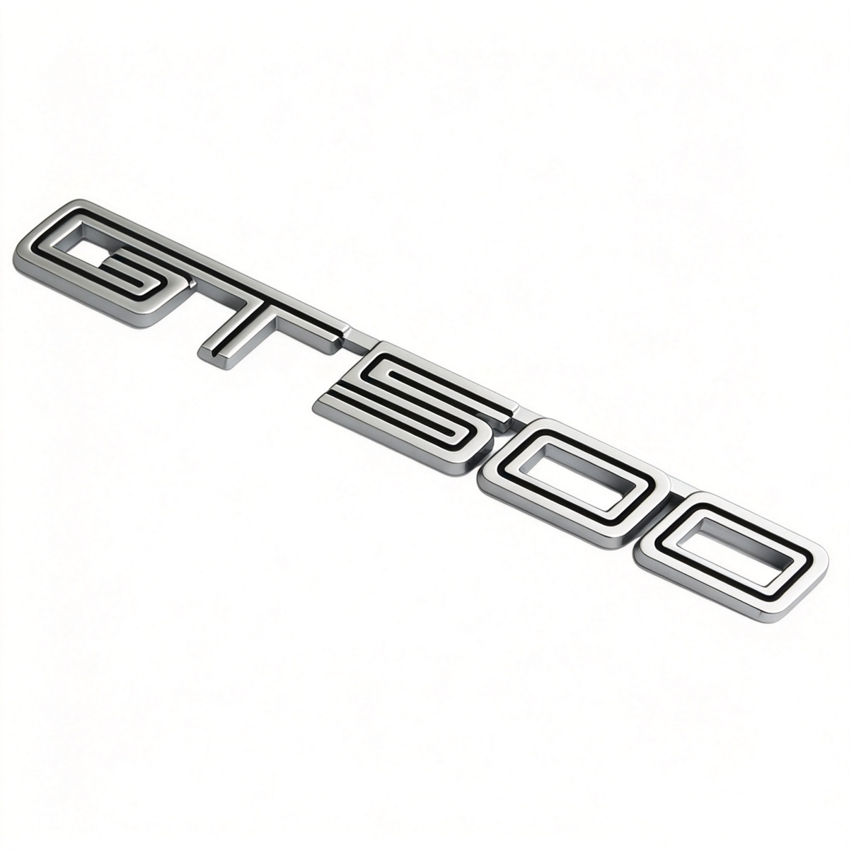1Pc 3D Metal GT500 Side Fender Rear Trunk Emblem