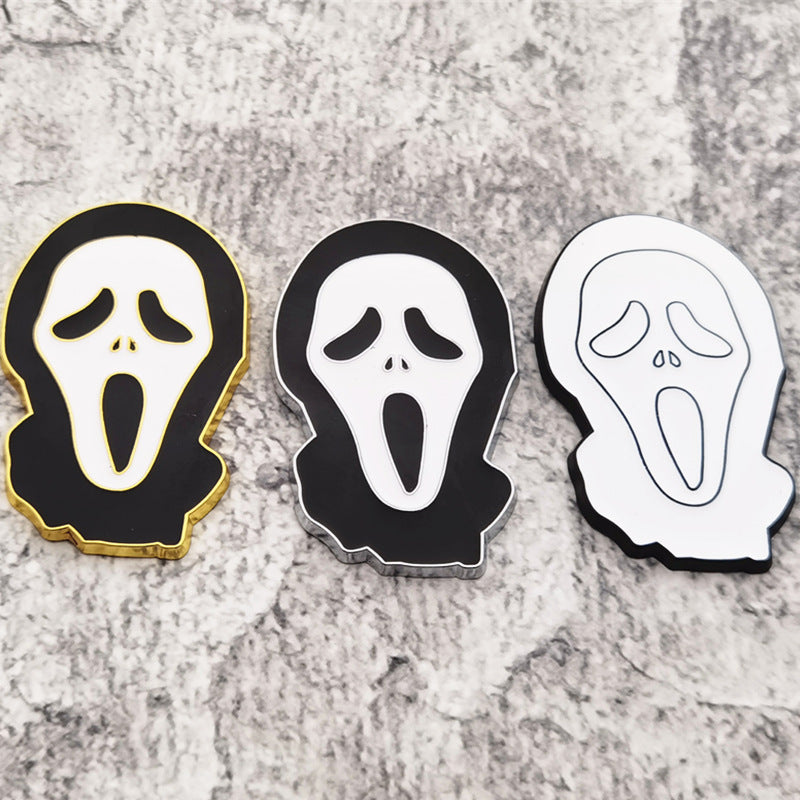 Ghostface 3D Metal Badge