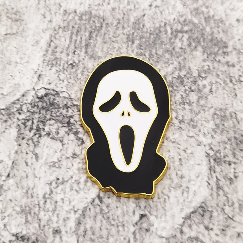 Ghostface 3D Metal Badge
