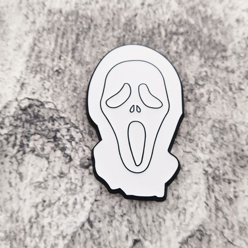 Ghostface 3D Metal Badge