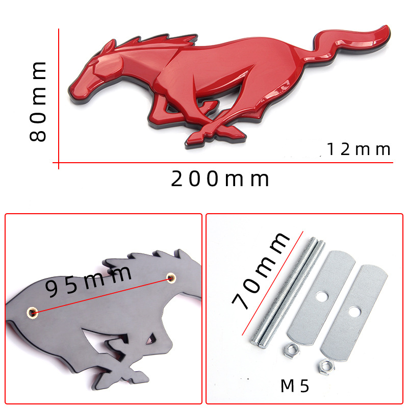 1Pc 3D ABS Grille &amp; Body Emblem Badge