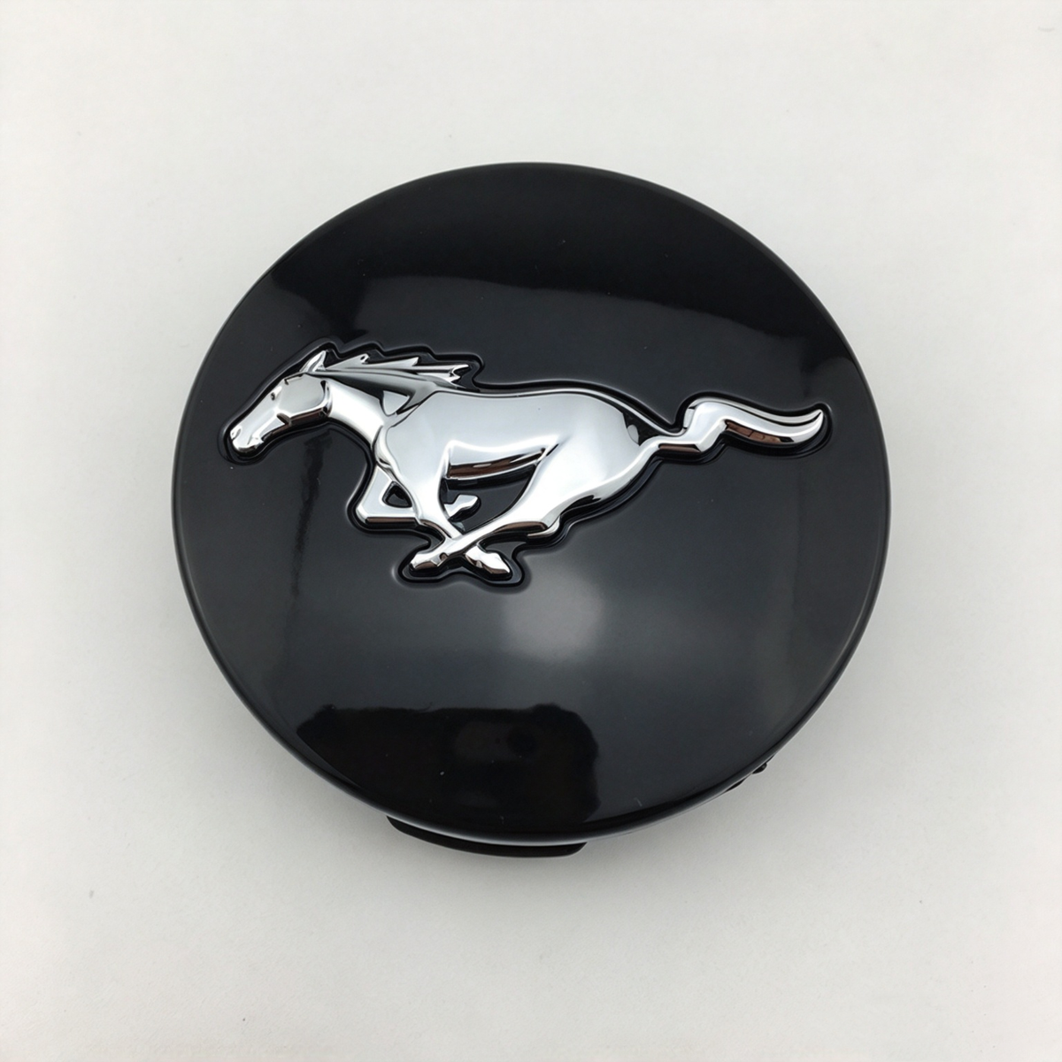 4Pcs Premium Electroplated Mustang Wheel Center Caps
