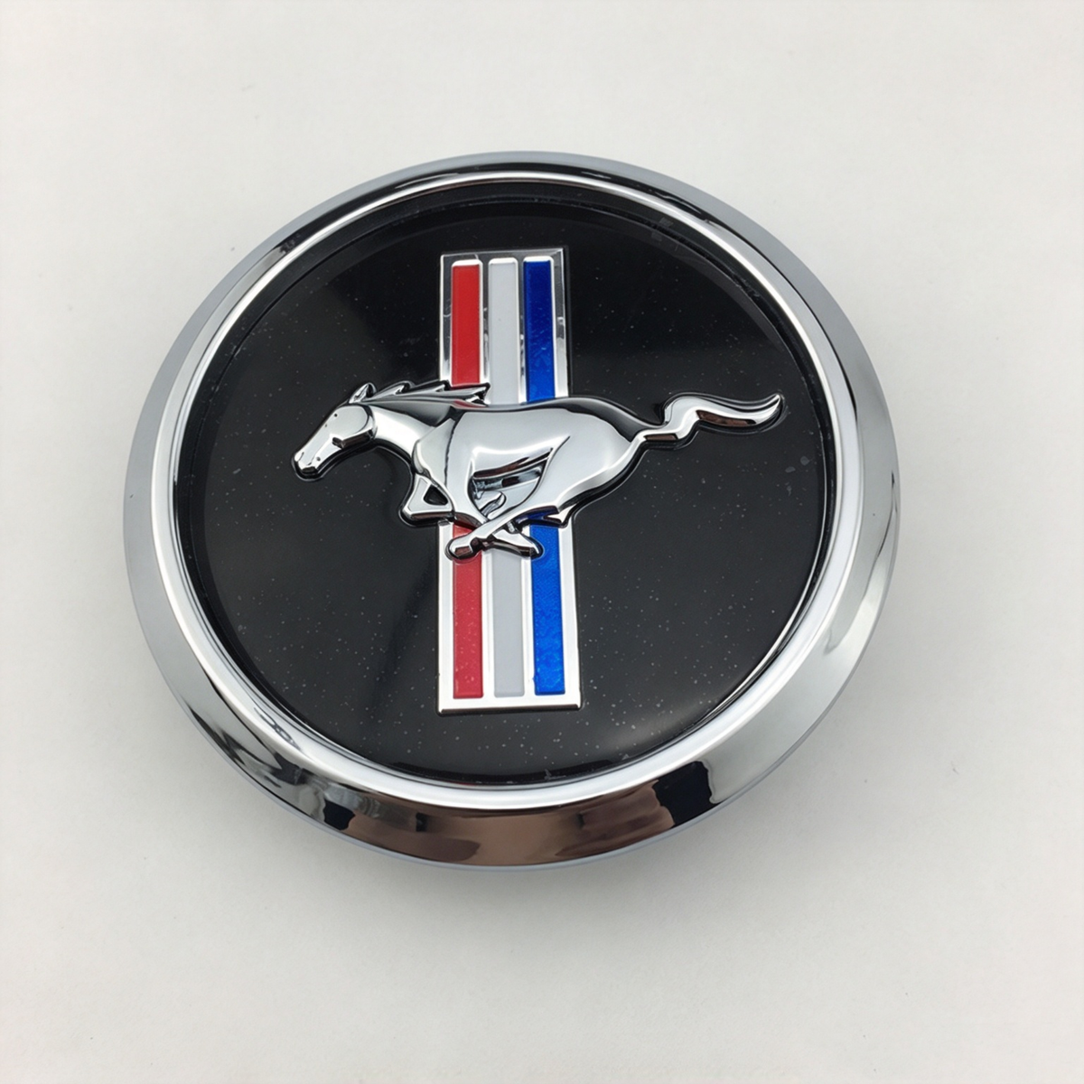 4Pcs Premium Electroplated Mustang Wheel Center Caps