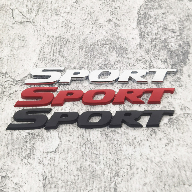 Sport Edition Nameplate Emblem