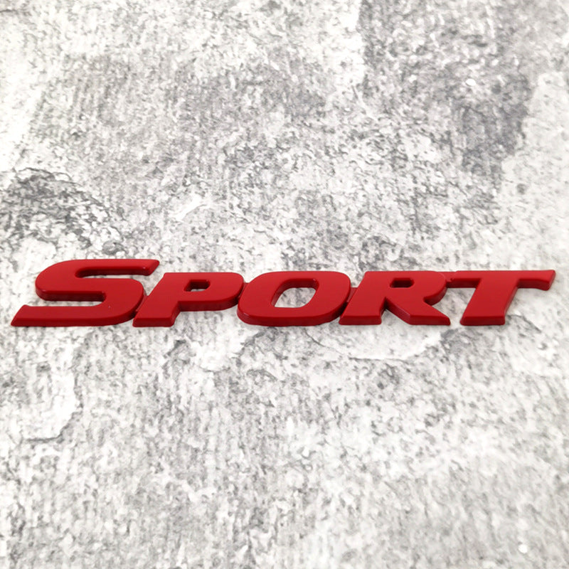 Sport Edition Nameplate Emblem