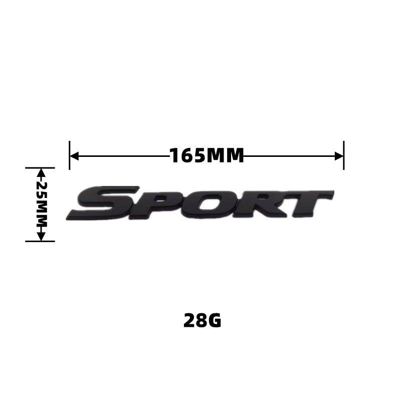 Sport Edition Nameplate Emblem