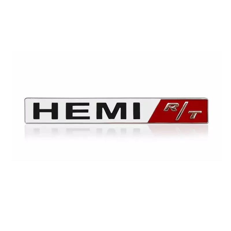 3D Metal HEMI R/T Emblem Badge