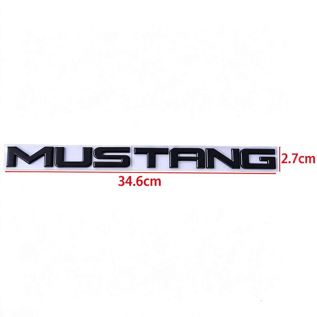1Pc 3D Metal GT350 Cobra MUSTANG Rear Trunk Emblem