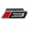 1Pc 3D Metal "3" Front Grille Emblem Badge