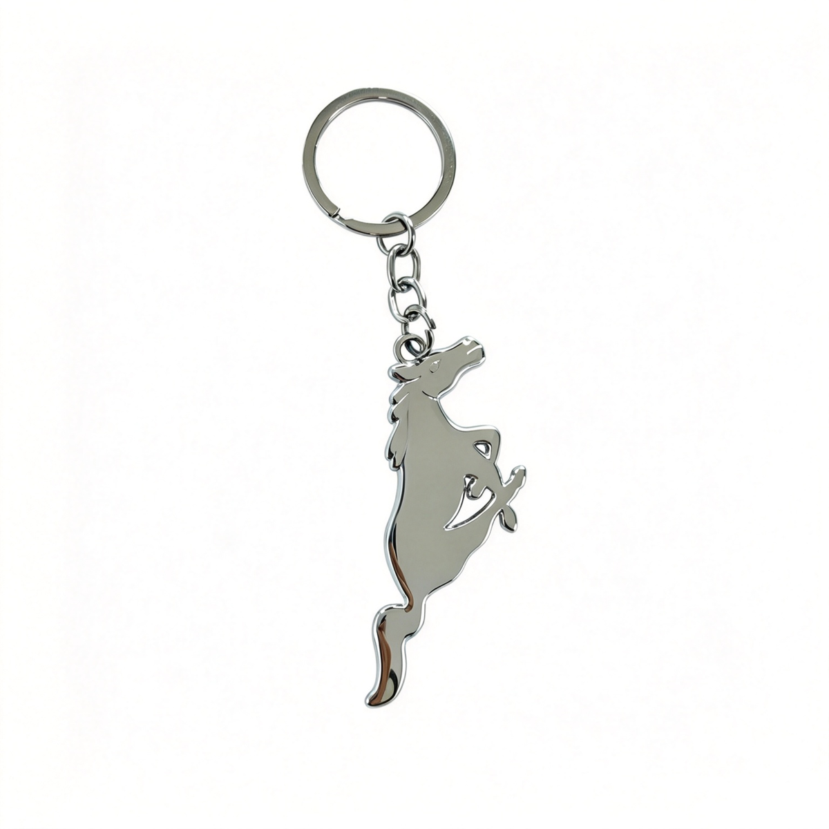 1Pc Mustang Running Horse Keychain