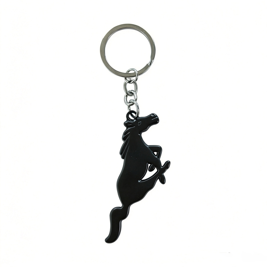 1Pc Mustang Running Horse Keychain